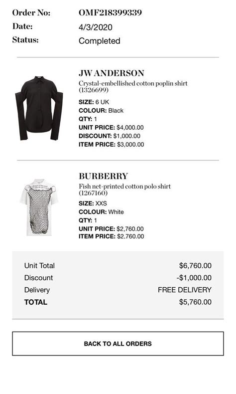 burberry order number|burberry order tracker.